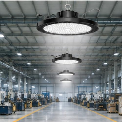 EVNEXTIA 200W High Bay Shop Lights, Commercial UFO Led high Bay Lights