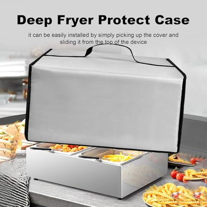 Deep Fryer Cover for Commercial Countertop Oil Fryer 12L Deep Fryers