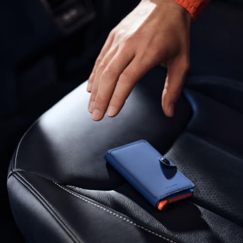 Chipolo x Secrid Trackable Mini Wallet, Leather Slim Wallet (Black) - color: Chipolo x Secrid Miniwallet (Black)
