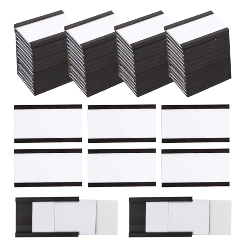 40pcs Magnetic 'C' Channel Label Holders 1x2in - color: 1 X 2 Inch