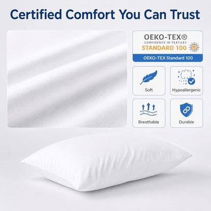 ZPECC Bulk White Pillow Cases King Size 24 Pack with Envelope Closure - color: White, size: King (U.S. Standard)