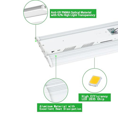 LED Linear High Bay Shop Light with Motion Sensor 130W 5000K