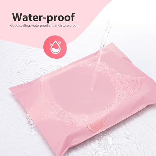 Fuxury Poly Mailers 14.5x19" 400Pcs, Bulk Shipping Bags for Clothes, Pink - color: Light Pink, size: 14.5x19" 400pcs