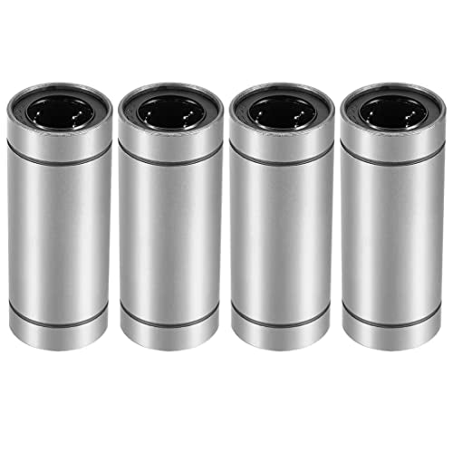 Linear Ball Bearings, LM20LUU 20mm Bore Longer Linear Motion Bushing Double Side Rubber Sealed Rod Liner Shaft Parts for CNC Machine 3D Printer 4 Pack - size: 20mm