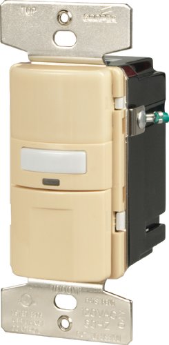 Eaton OS310U-V-K Motion-Activated Occupancy Sensor Wall Switch, Ivory - color: Ivory