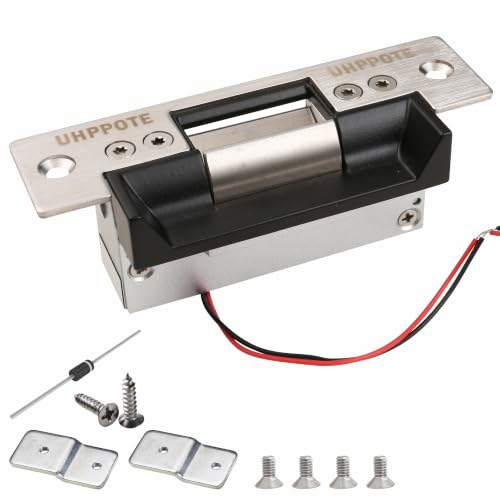 UHPPOTE ANSI Electric Strike Door Lock Lactch Fail Secure Heavy Duty 12VDC