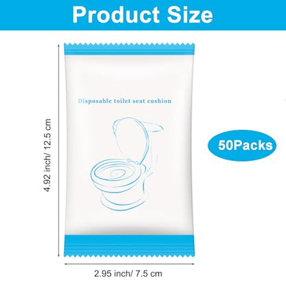 50 Pack Disposable Toilet Seat Cover - size: 50 Pack