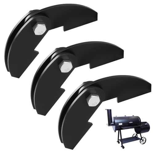 3 Pcs 8 x 2 1/4" Heavy Duty BBQ Smoker Hinge Fit for Burn Shop BBQ Smoker - style: 3 Pcs