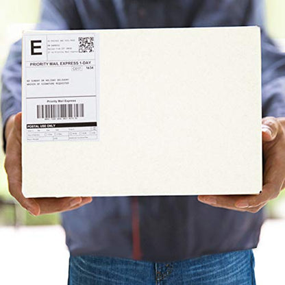 Calenzana 9x6x4 Shipping Boxes Set of 25, White Corrugated Cardboard Box for Packing Mailing Small Business - size: 9x6x4, style: 25 Pack