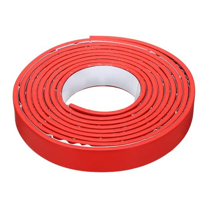 Smoke Fire Seal Strip 9.8Ft 25mm/0.98" Wx 5mm/0.2" T Red - color: Red, size: 9.8FT x 25mm / 0.98" W x 5mm / 0.2" T