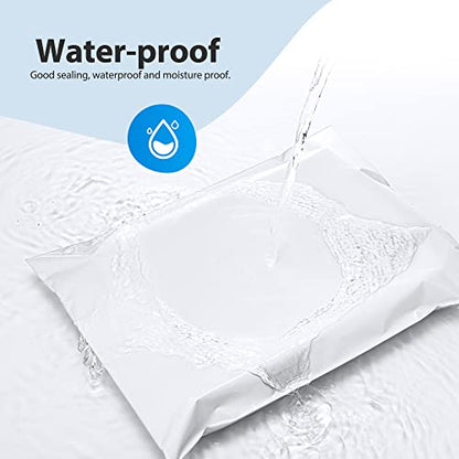 Fuxury 12x15.5" Poly Mailers 100Pcs,Sturdy Shipping Bags for Clothing,White - color: White, size: 12x15.5" 100pcs