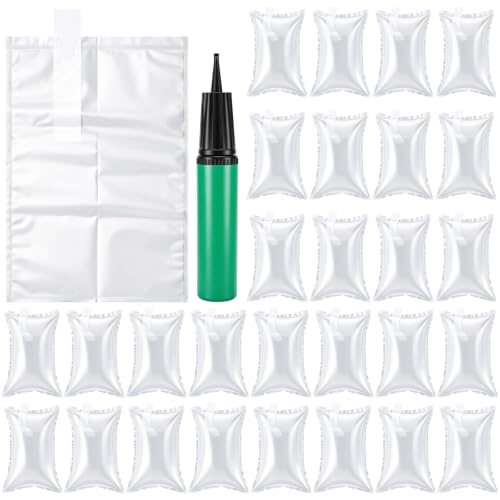100 Pack Purse Insert Air Pillows, Purse Pillows to Keep Shape for Handbags, Inflatable Bag Shaper for Storage & Display, 7.87x11.8 Inch Stuffing for Totes, Shipping Filler Alternative