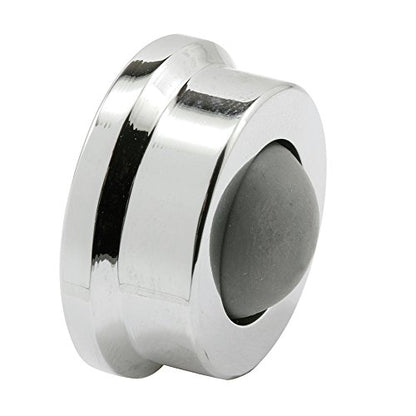 Prime-Line J 4724 Door Wall Stop, 1 In., Rubber Bumper, Polished Chrome (Single Pack) - color: Polished Chrome, size: Pack of 1