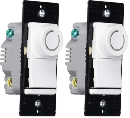 Legrand DRCL453PWCCV4 450-watt Single-pole/3-way White Compatible with LED Dimmer (Pack of 2) - size: 1 Count (Pack of 2)