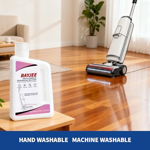 Deep Cleaning & Deodorizing Solution, 25.36FL OZ/750ML, Designed for TINECO, SHARK, MOVA, BISSELL, Compatible with all models of wet dry vacuum cleaners,long-lasting Fragrance (Sakura)