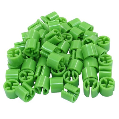 Clothes Hanger Marker, Light Green, 100Pcs - color: Light Green