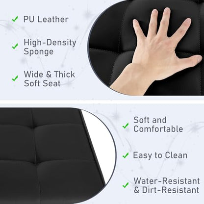 Footrest Under Desk Leg Rest Ottoman Adjustable Height Foot Stool (Black) - color: Black, size: 19.3''L x 15''W