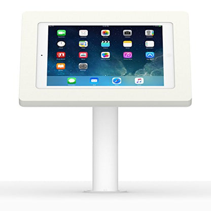VidaMount White Enclosure and Fixed Neck Wall/Table Surface Mount [Bundle] Compatible with iPad 9.7 (5th / 6th Gen), Pro 9.7", Air 1/2 - color: White, size: iPad 9.7 (5th / 6th Gen), Pro 9.7", Air 1/2
