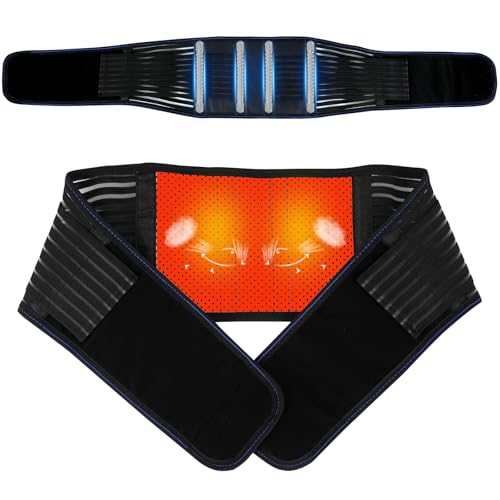 Back Brace for Lower Back Pain Relief, Lumbar Support Belt for Men&Women - color: Black 1