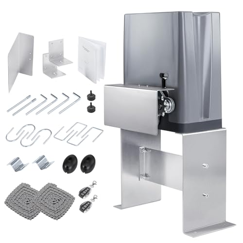 CO-Z 1800 lb Automatic Sliding Gate Opener with 2 Remote Controls, Electric Rolling Driveway Slide Gate Motor, Complete Gate Operator Hardware Security System Kit for Sliding Gate Up to 40 Feet - color: for Gates Up to 1800lbs