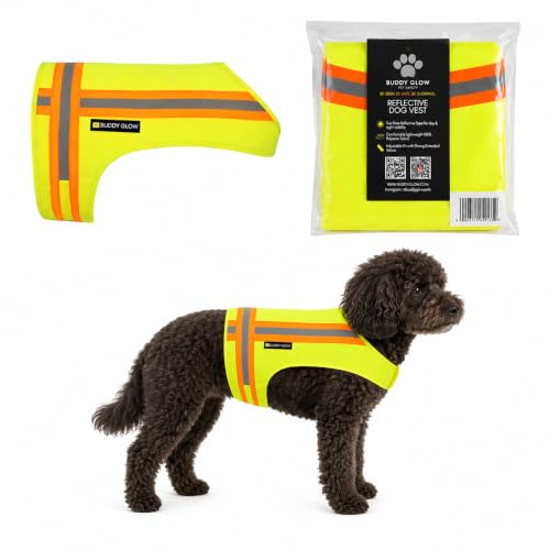 Reflective Dog Vest. High Visibility Yellow Safety Vest for Outdoors. Safeguard Your Dog with Easy to wear Adjustable and Breathable Reflective Gear (X-Small) - size: X-Small