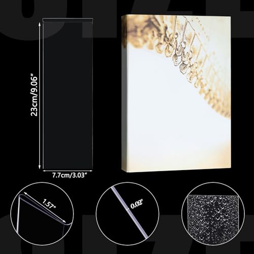 Containlol 15 Pcs Clear Plastic Shelf Label Holders, 3 x 1.6 Inch - size: 3 x 1.6 Inch