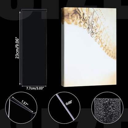 Containlol 15 Pcs Clear Plastic Shelf Label Holders, 3 x 1.6 Inch - size: 3 x 1.6 Inch