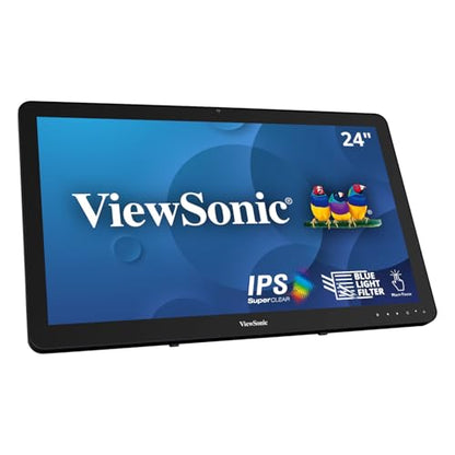 ViewSonic TD2430 24 Inch 1080p Touch Screen Monitor, 10-Point, HDMI - style: 24-Inch