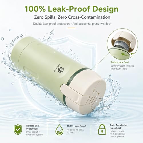 2 Pack 4 in 1 Travel Dispenser Bottle Four One Items Toiletry Containers Shampoo for Toiletries 4in -1 Soap 4-in-1 Leak Proof Rotatable Setpump Creams Sized TSA Refillable Lotion Cosmetic to Fill - color: Green+white