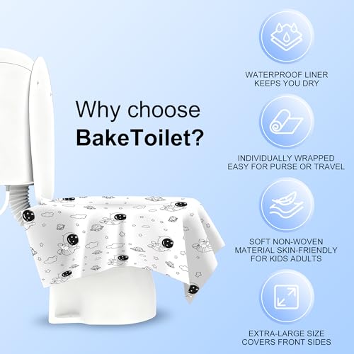 Toilet Seat Covers Disposable for Kids & Toddlers & Adult 20 Pcs