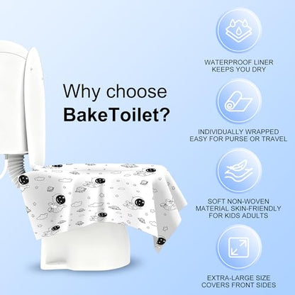 Toilet Seat Covers Disposable for Kids & Toddlers & Adult 20 Pcs
