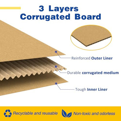 30 Pack 6x6x4 inches Small Shipping Boxes Brown Corrugated Cardboard Boxes for Packing, Mailing, Moving, Business - size: 6x6x4 inch
