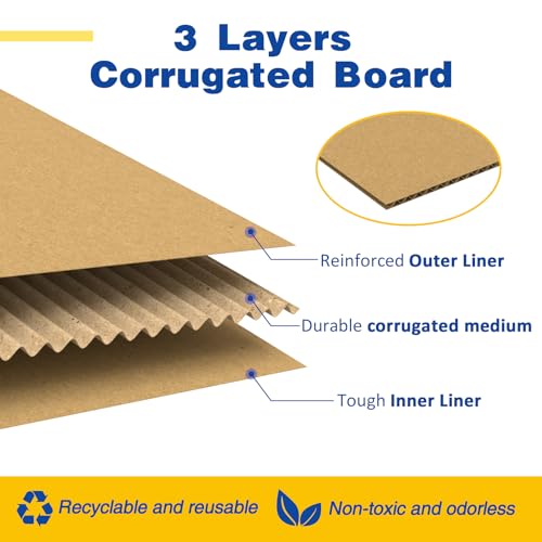 30 Pack 8x6x4 inches Small Shipping Boxes Brown Corrugated Cardboard Boxes for Packing, Mailing, Moving, Business - size: 8x6x4 inch