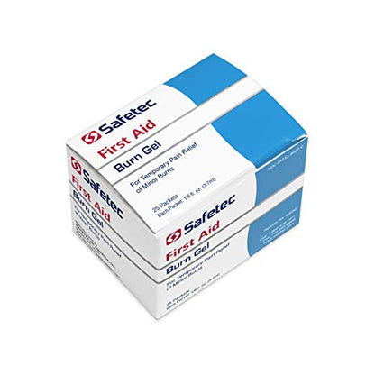 Safetec Burn Gel.125 oz. Pouch 25 ct. Box