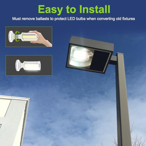 Horizontal Mount 120W LED Corn Light Bulb with Rotatable E39 Mogul Base