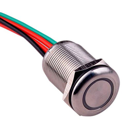 Touch Switch UT19T10 Stepless Dimming Switch, no LED, Suitable for 19mm 3/4" Mounting Hole - color: U19T1 no LED