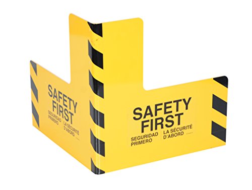 Vestil PCG-24 Steel Corner Guard 24 in. x 24 in. x 24 in. Yellow
