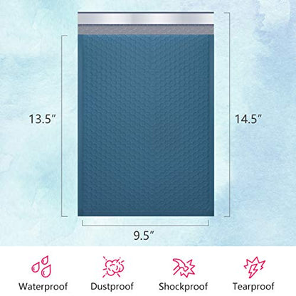 UCGOU Bubble Mailers 9.5x14.5" 25 Pack Usable Size 9.5x13.5" Navy Blue - color: Navy Blue, size: 9.5x14.5" 25PC