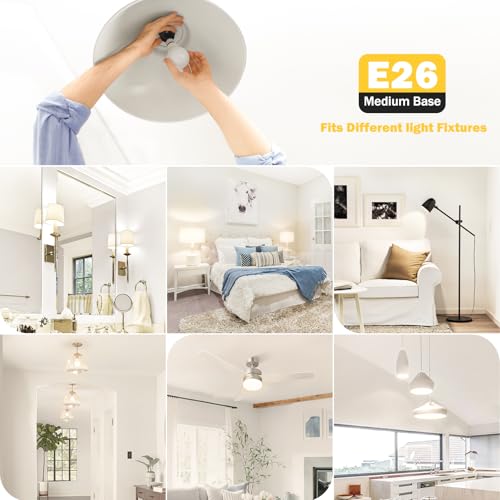 Maylaywood A19 LED Light Bulb 60W Equivalent, Dimmable 3000K Soft White - color: Soft White