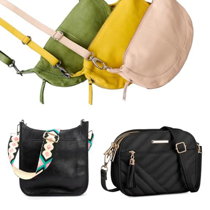 10 Pcs Metal Tri Glide Slides for Straps - color: Matte Black, size: 1-1/4''