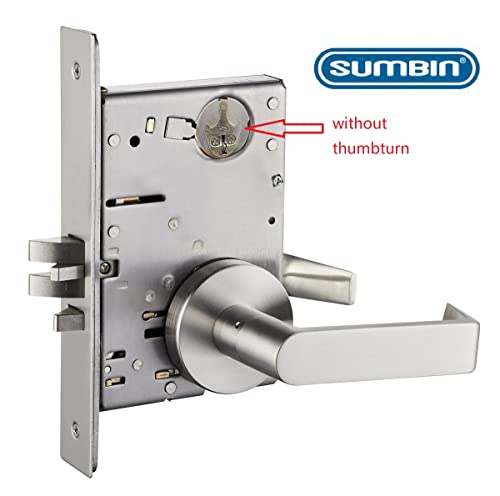 Heavy Duty Modern Mortise Lock Stainless Steel for Classroom Door F05 - color: Rose / Classroom