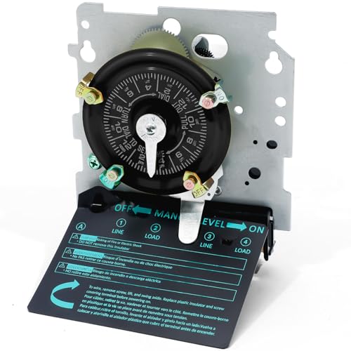 T104M Mechanical Timer Switch (No Box), 12 ON/Off 24Hour Timer Switch - style: T104M