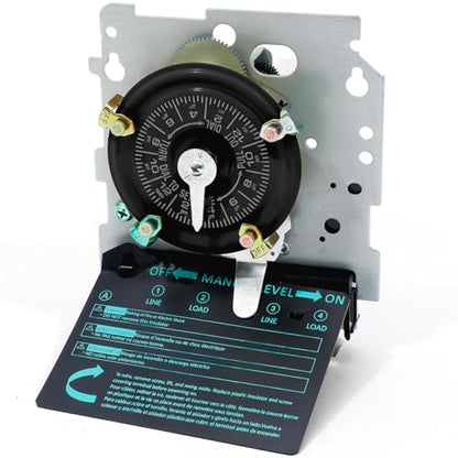 T104M Mechanical Timer Switch (No Box), 12 ON/Off 24Hour Timer Switch - style: T104M