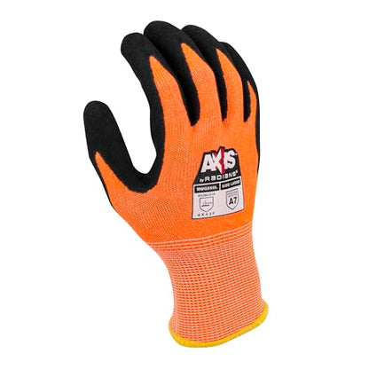 Radians RWG559 Axis Cut Protection Level A6 Sandy Nitrile Coated Palm Glove