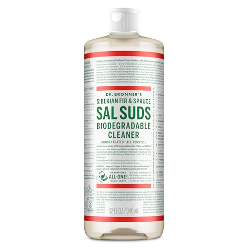 Dr. Bronner's Sal Suds All-Purpose Cleaner, Fir & Spruce, 32 oz - size: 32 Fl Oz (Pack of 1)