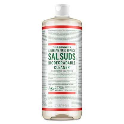 Dr. Bronner's Sal Suds All-Purpose Cleaner, Fir & Spruce, 32 oz - size: 32 Fl Oz (Pack of 1)