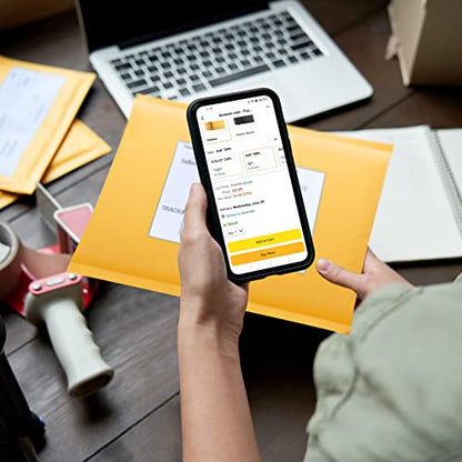 Fuxury Kraft Bubble Mailers 8.5x12 Inch Self Seal Padded Envelopes 25 Pack - color: Yellow, size: 8.5x12" 25PC