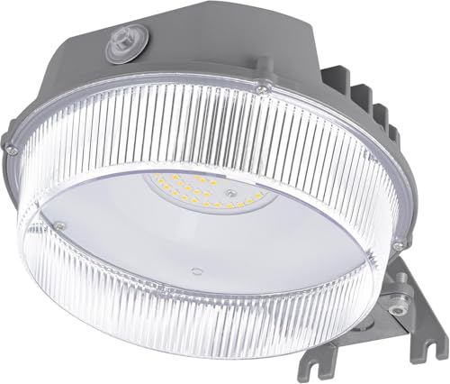 LEDVANCE Sylvania LED Barn Light, Dusk to Dawn Outdoor Lighting with Photocell, Security Lights, FCC/CEC, IP65 Waterproof, 50,000 Hrs, 80 CRI, Yard, Garage, 4000K - 1 Pack (66821) - color: 4000K - Bright White