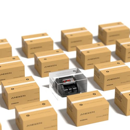 Aneken Money Counter with Value Count, 1300 Bills/Min for USD & EUR - color: Black