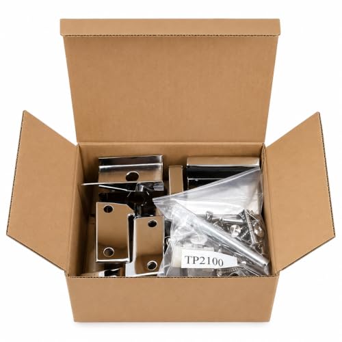 Harris Hardware TP2100 Cast Zamac Outswing Toilet Door Set for 1" Doors - size: 1 in. Outswing